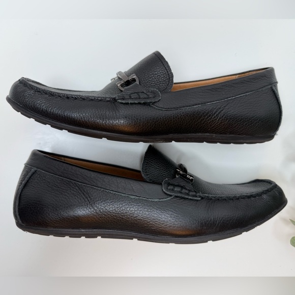 Vionic Men\'s Black Leather 556 Mason Comfort Classic Loafers Driving Shoes 11M